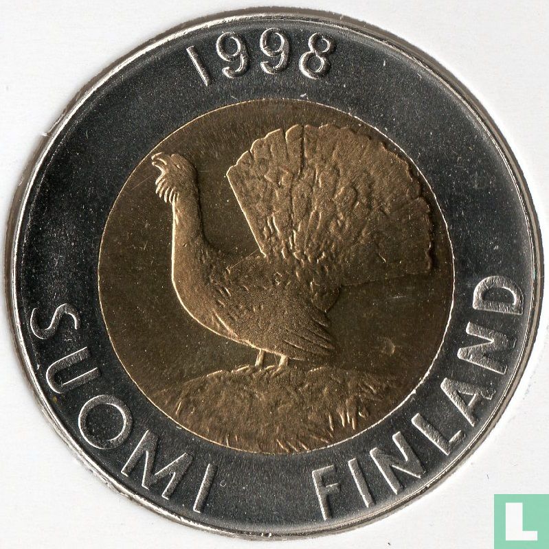 Finlande 10 markkaa 1998