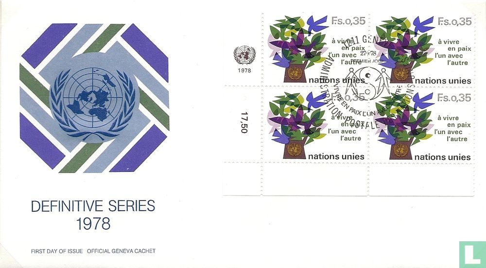 Symbolen van de Verenigde Naties (1978) - Verenigde Naties - Genève