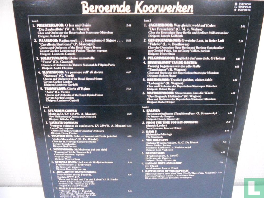 Beroemde Koorwerken