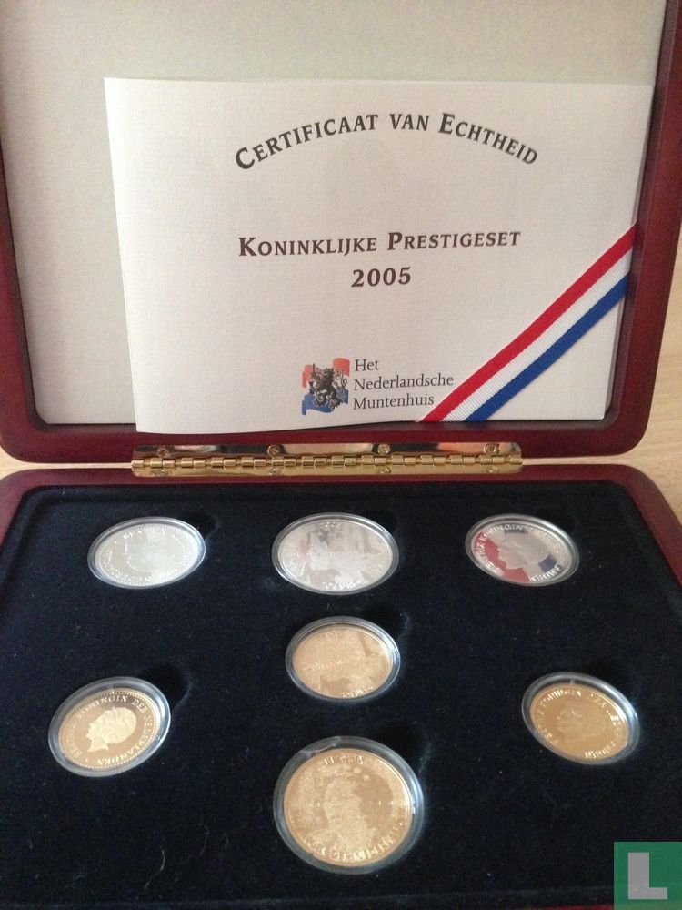 Netherlands combination set 2005 (PROOF) "Royal prestige set"