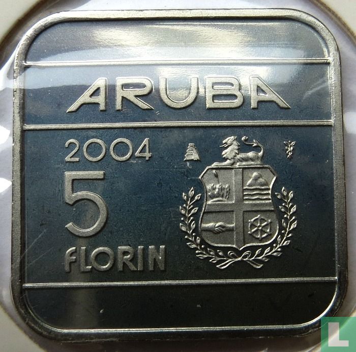 Aruba 5 florin 2004