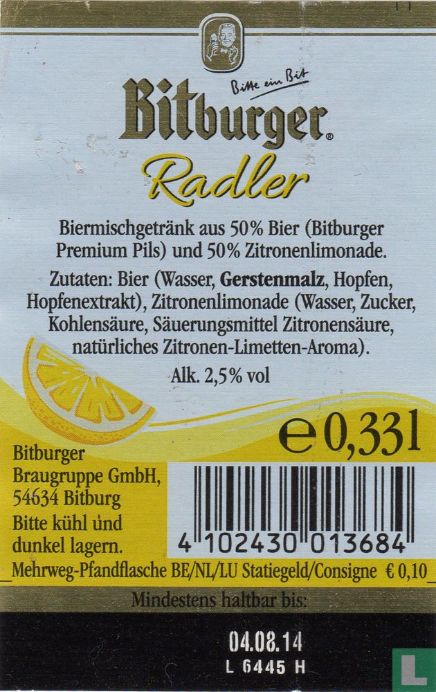 Bitburger Radler