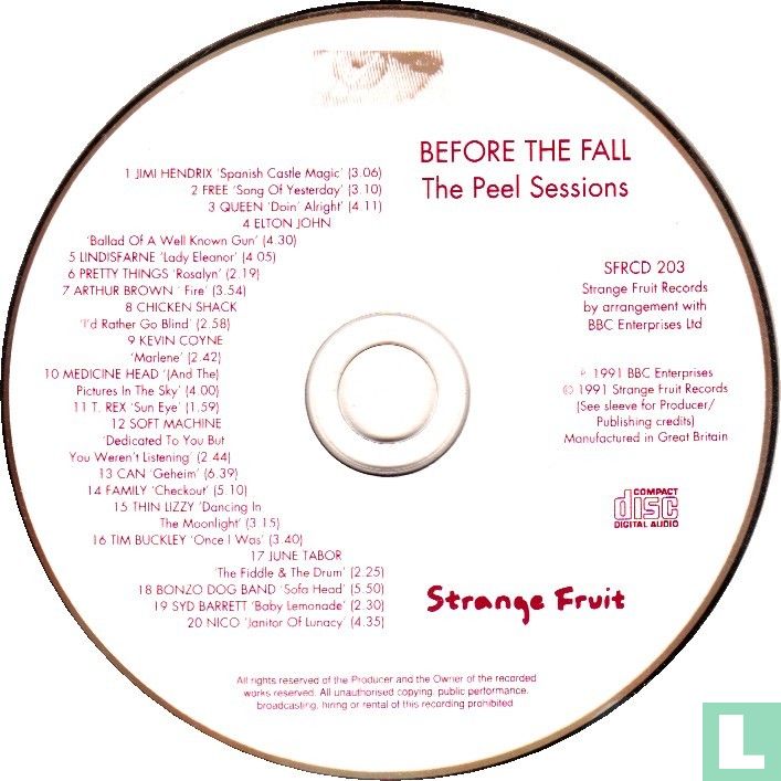 Before the Fall - The Peel Sessions