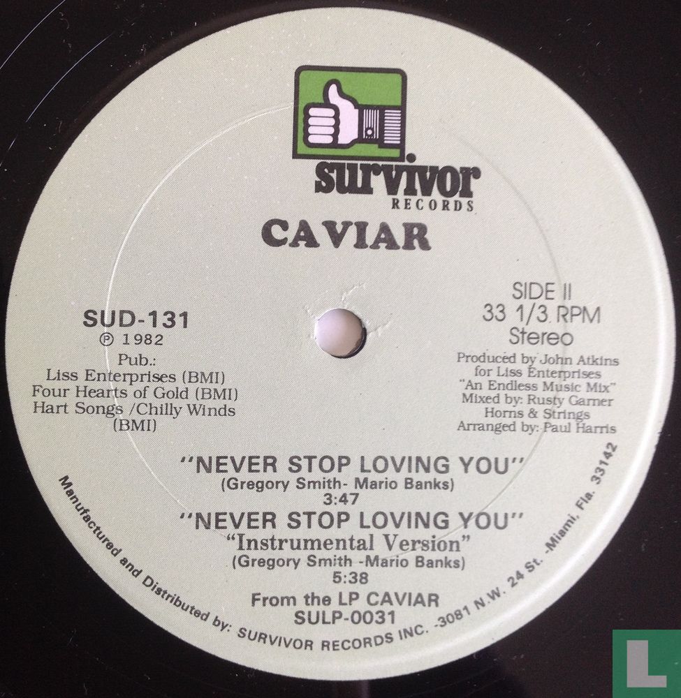Never stop loving you