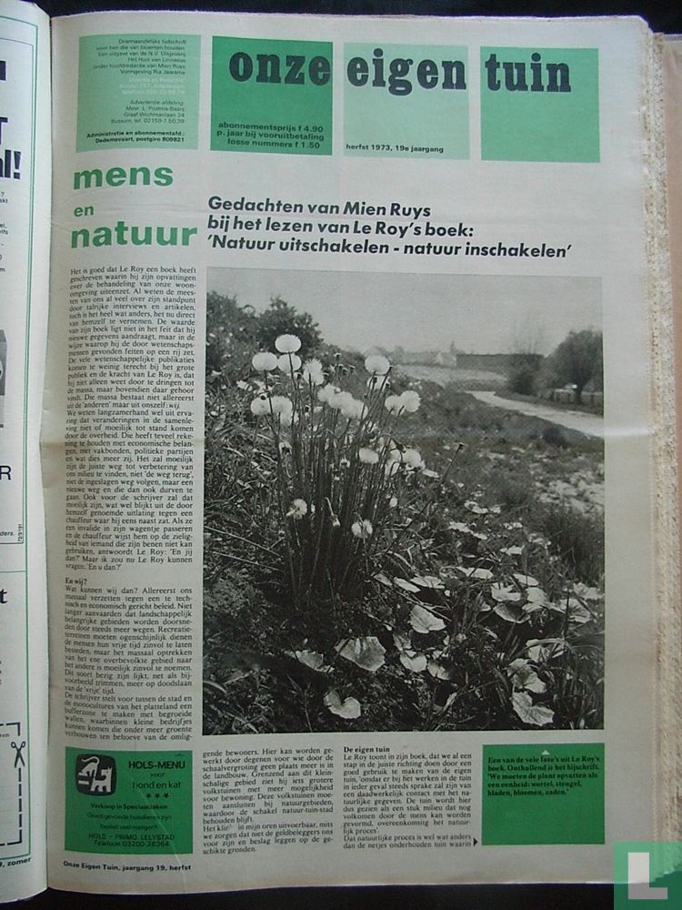 Onze Eigen Tuin 3 Herfst