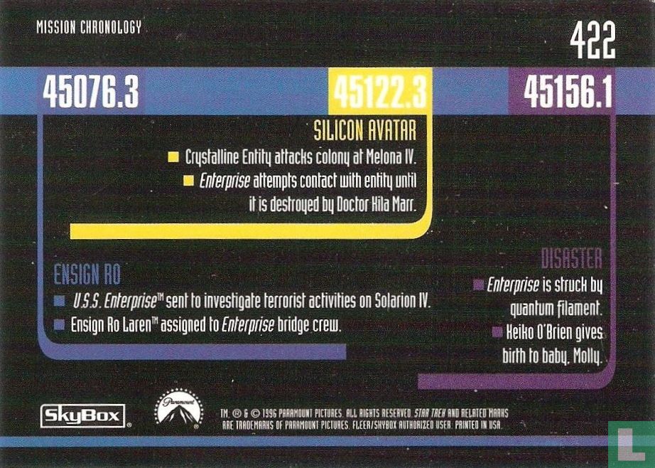 Mission Chronology