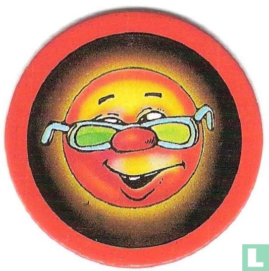 Sun with glasses