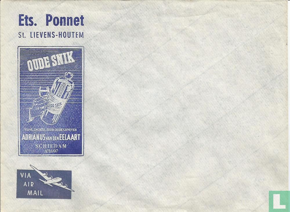 Etching Ponnet Sint Lievens houtem