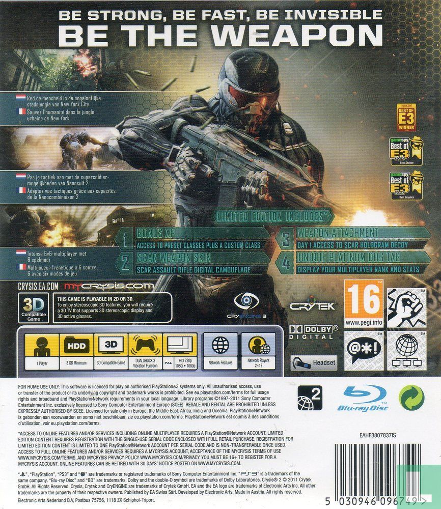 Crysis 2 Limited Edition