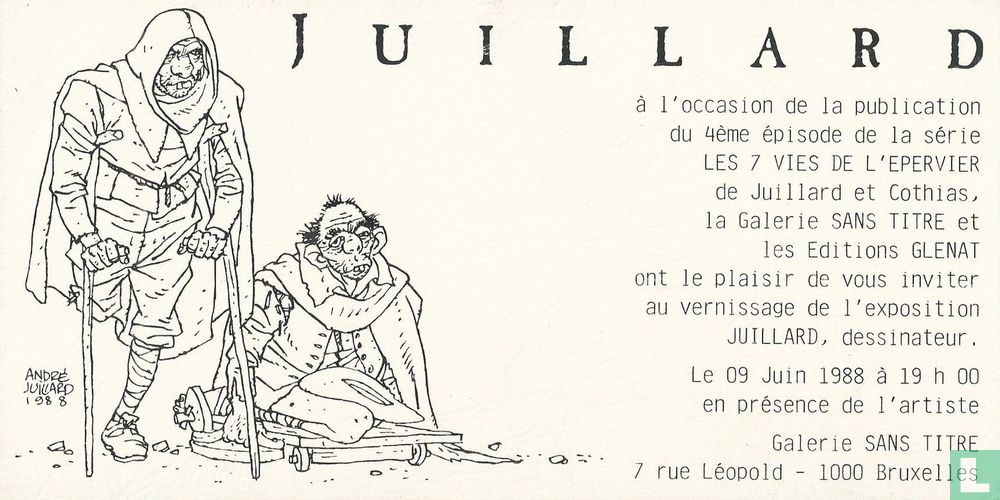 Exposition Juillard, dessinateur