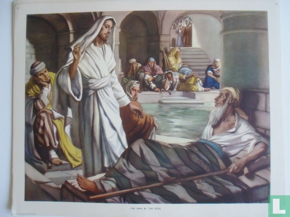The man by the pool