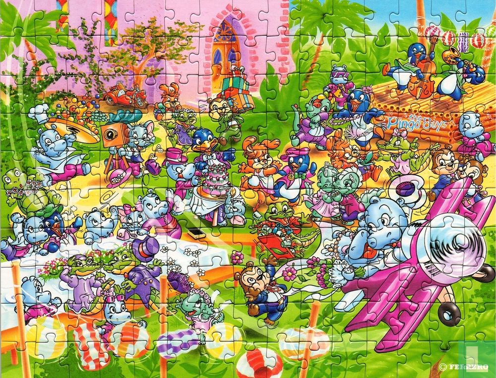 Happy Hippo puzzel