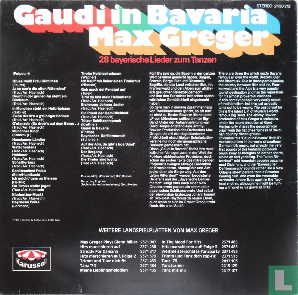 Gaudi In Bavaria