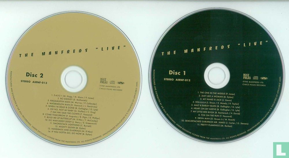 The Manfreds "Live"