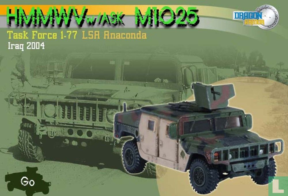 Hummer HMMWV M1025 Task Force 1-77; LSA Anaconda; Iraq 2004 DRR160 ...