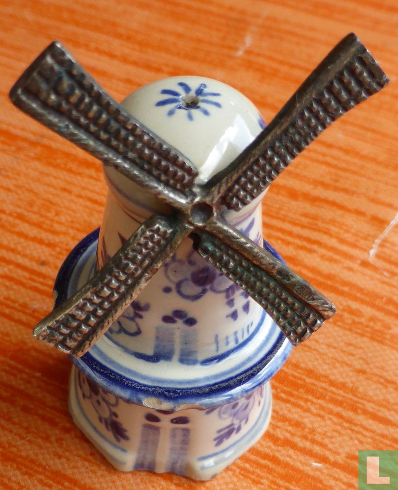 Delftware bleu de moulin