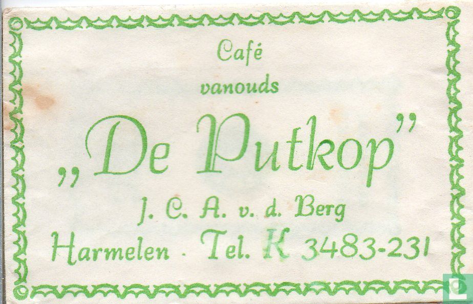 Café Vanouds "De Putkop"