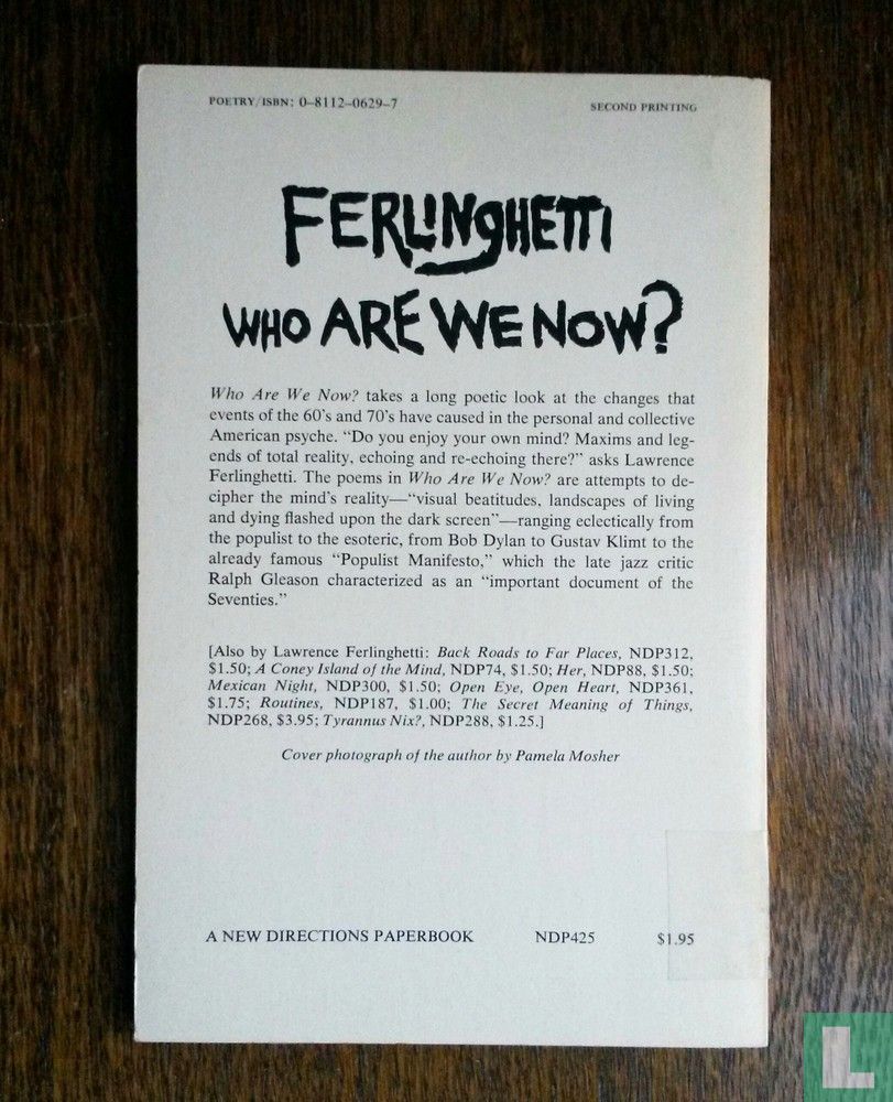 Who Are We Now?