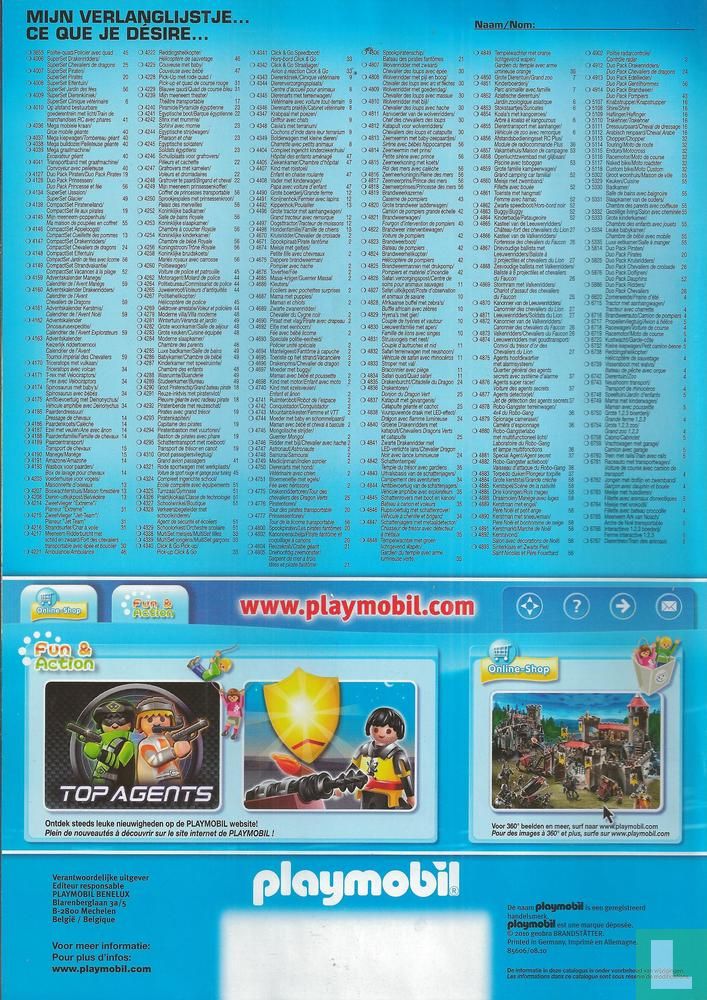 Playmobil 2010 - 2011 (2010) - Catalogue -