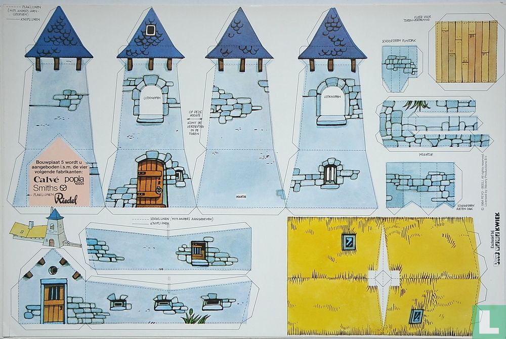 Planche de construction Super Schtroumpf