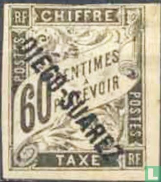 Chiffres (type Duval), avec impression
