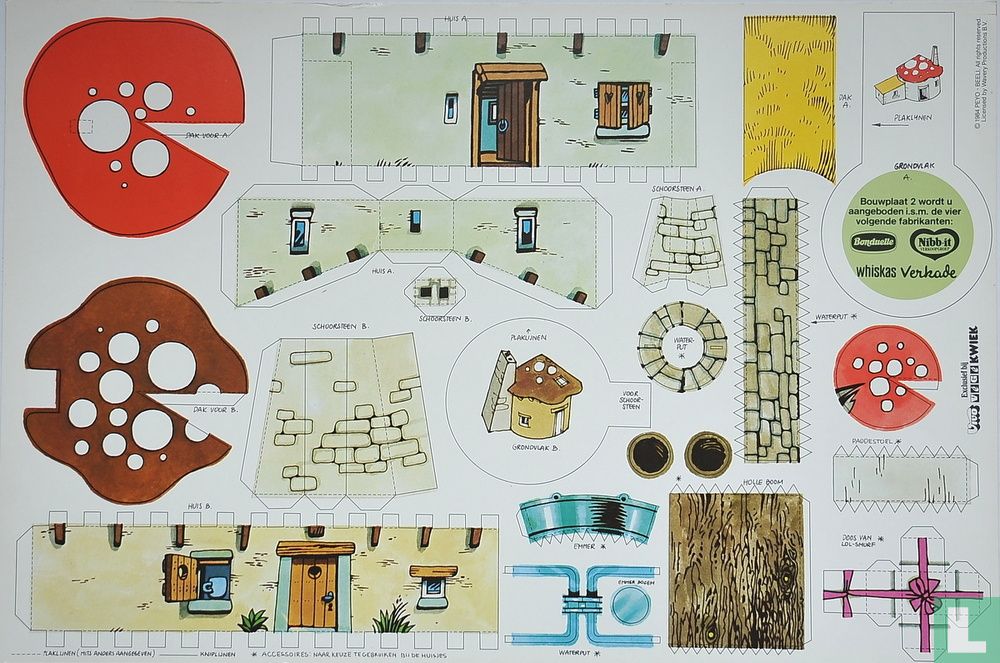 Planche de construction Super Schtroumpf