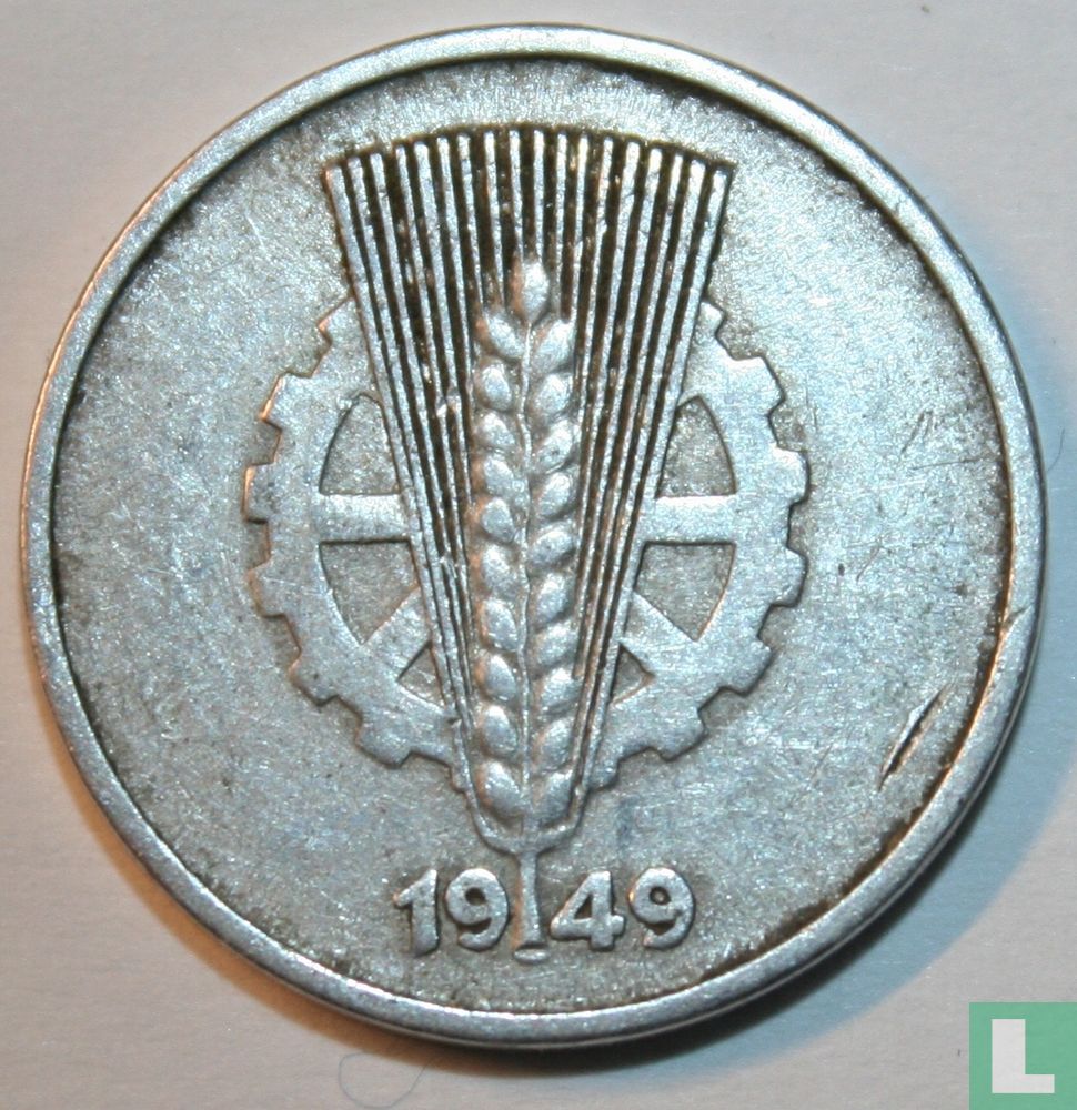 RDA 10 pfennig 1949