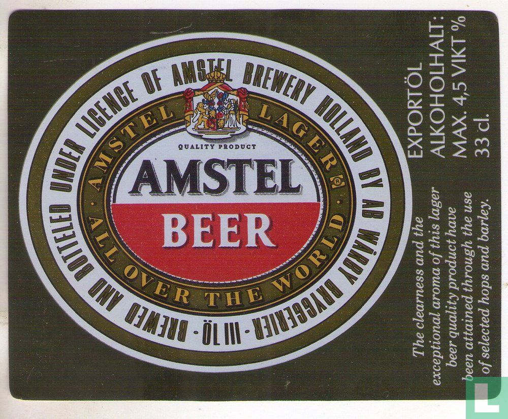 Amstel Beer 