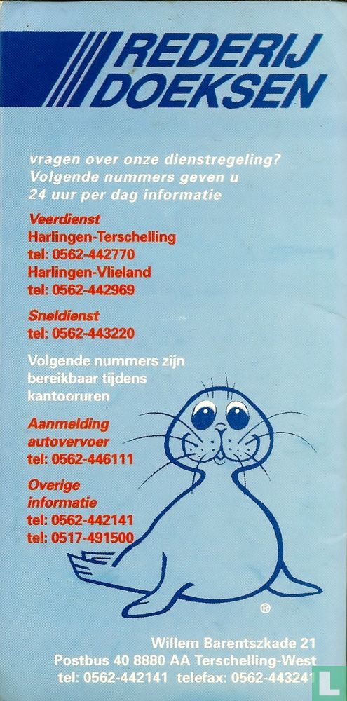 Plattegrond Terschelling