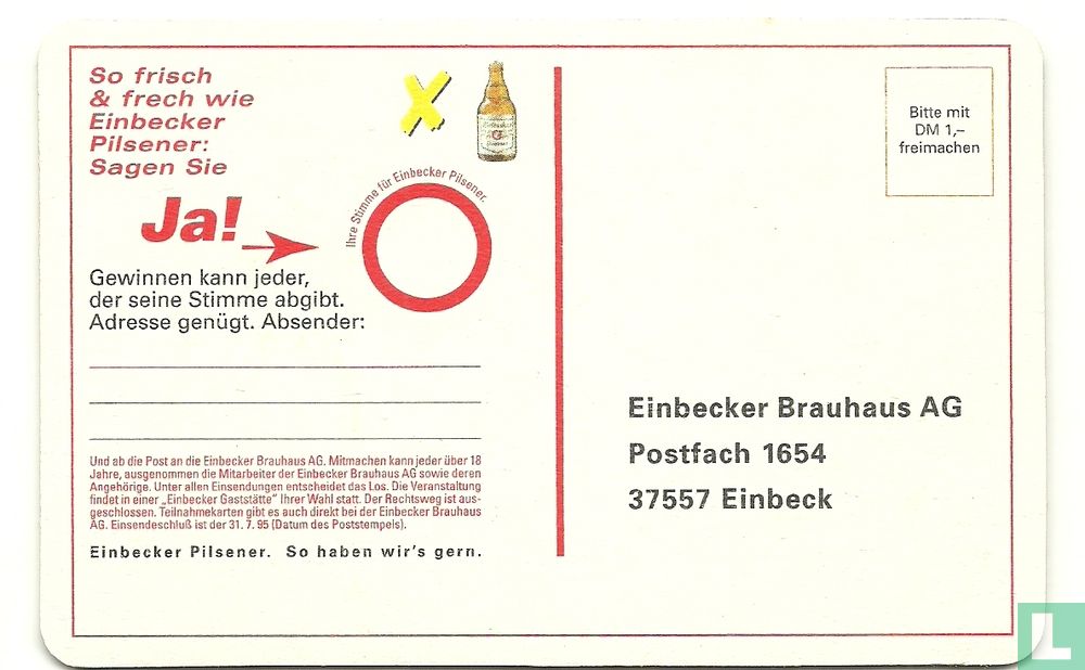 Einbecker ihre Stimme für Einbecker
