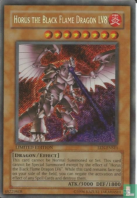 Horus the Black Flame Dragon LV8 EEN-ENSE1 - BP17)EEN-EN) GX