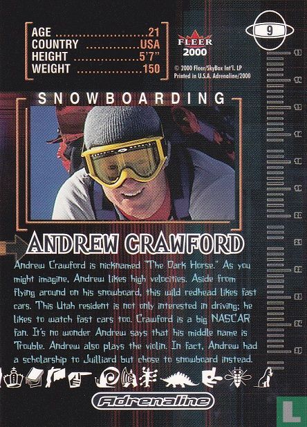 Andrew Crawford - Snowboarding