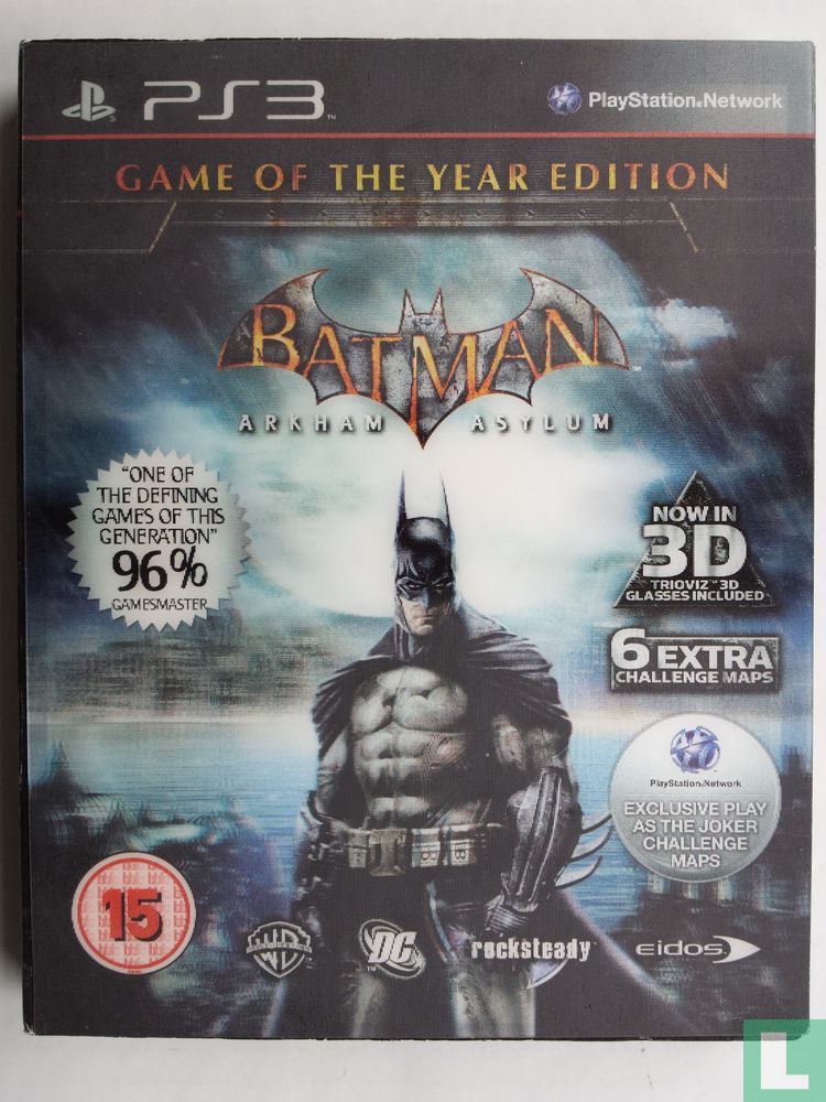 Batman: Arkham Asylum Game of the Year Edition (2010) - Sony Playstation 3  - LastDodo
