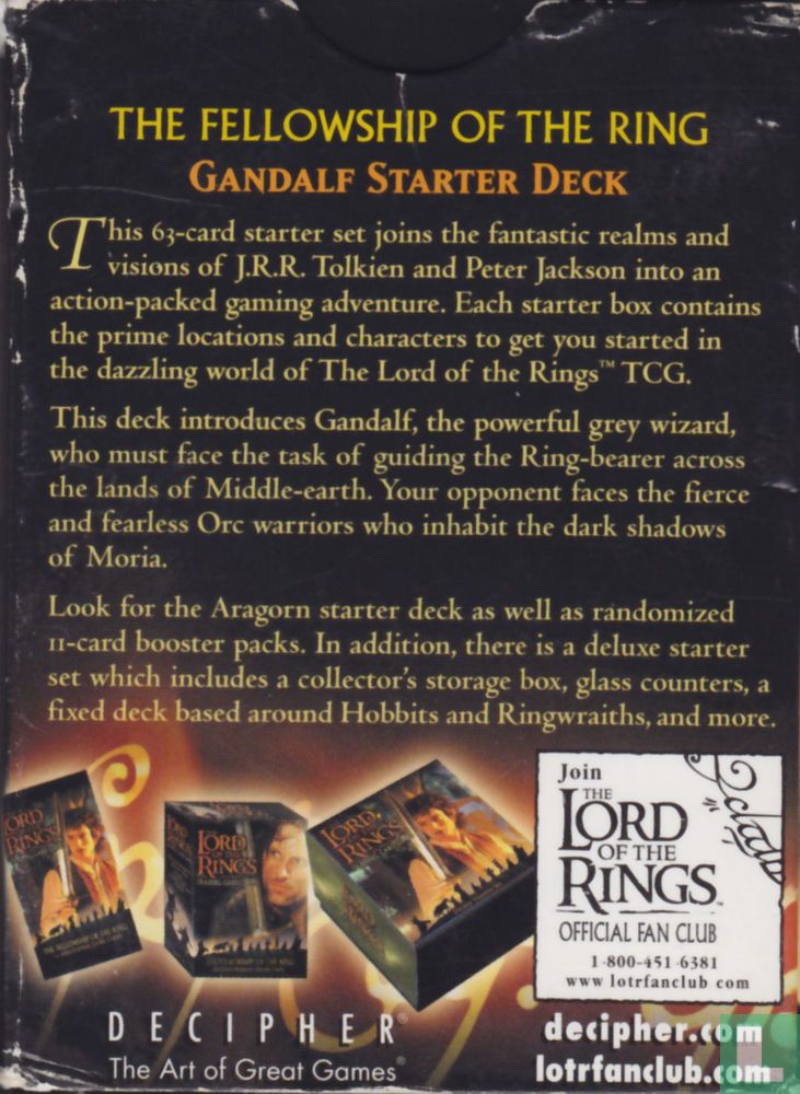 Gandalf starters deck