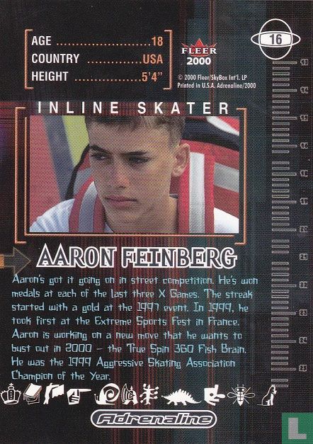 Aaron Feinberg - Inline Skater  