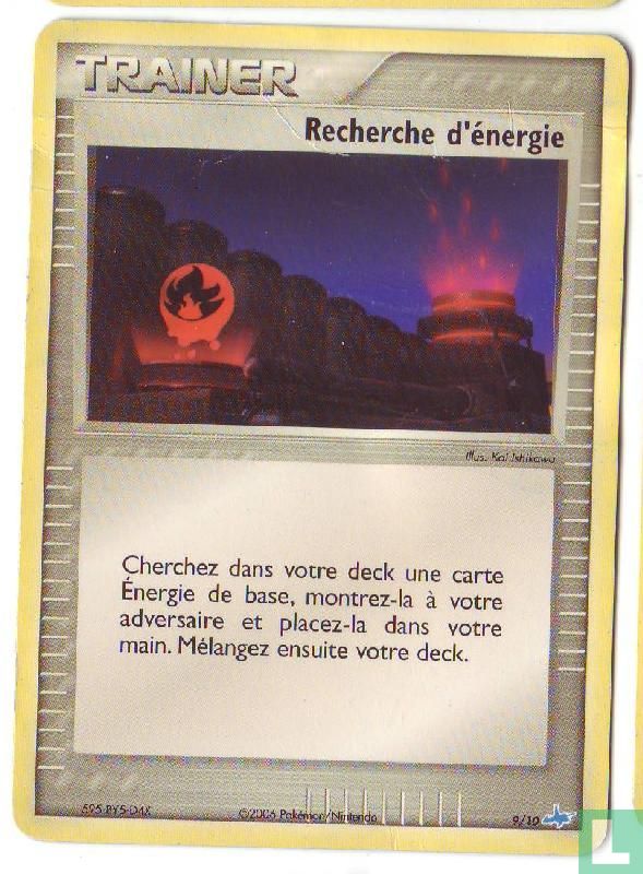Recherche d'énergie