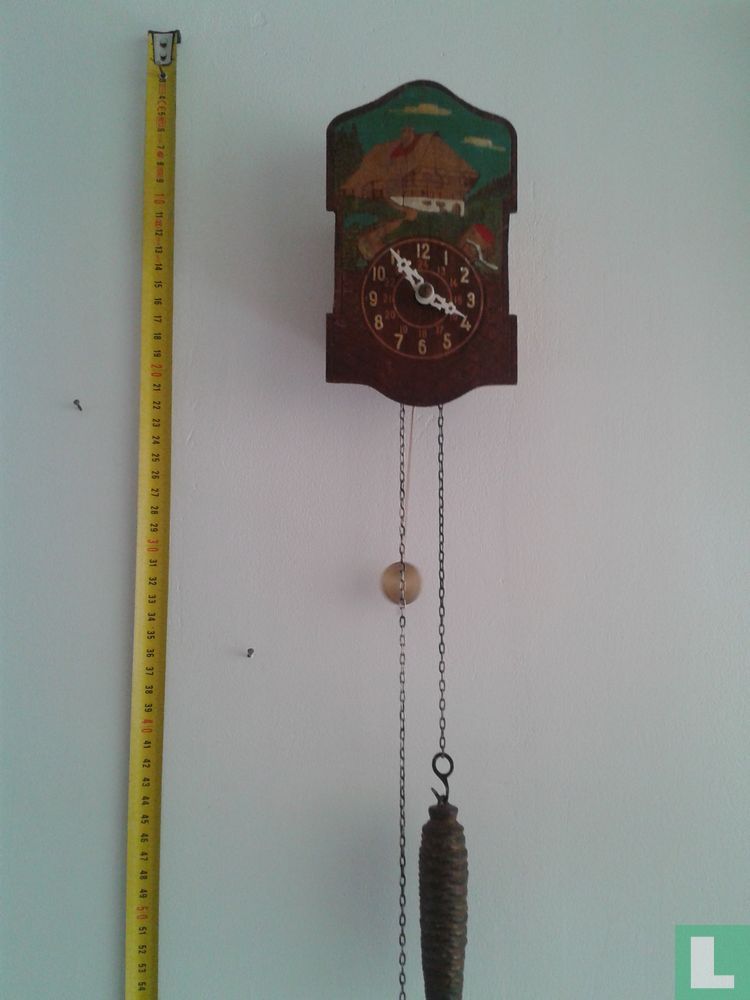 Mini horloge ancienne forêt noire fonctionnel