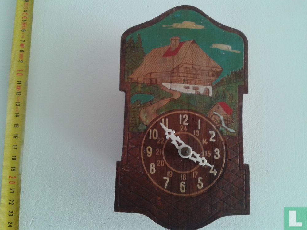 Mini horloge ancienne forêt noire fonctionnel