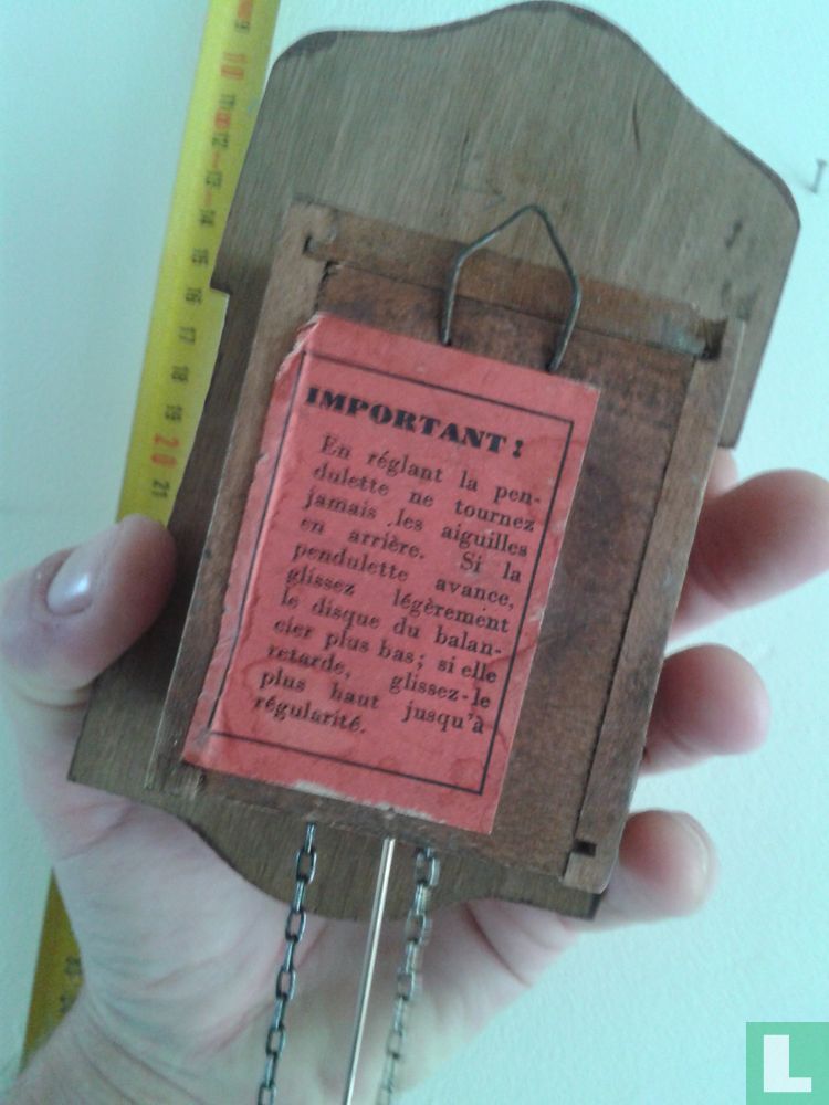 Mini horloge ancienne forêt noire fonctionnel