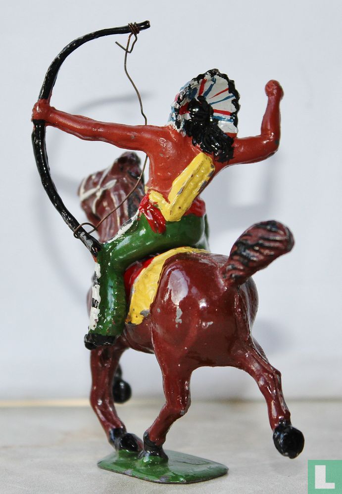 mounted Indian with bow