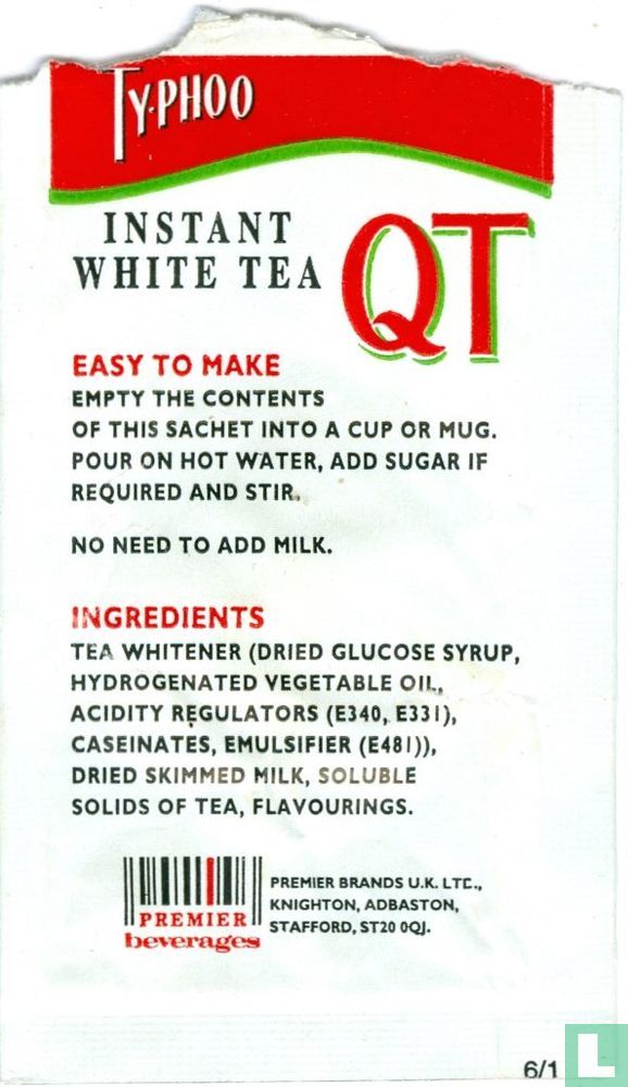 Instant White Tea