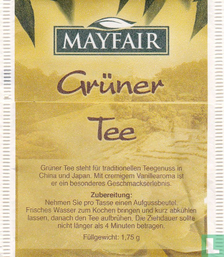 Grüner Tee Vanille 