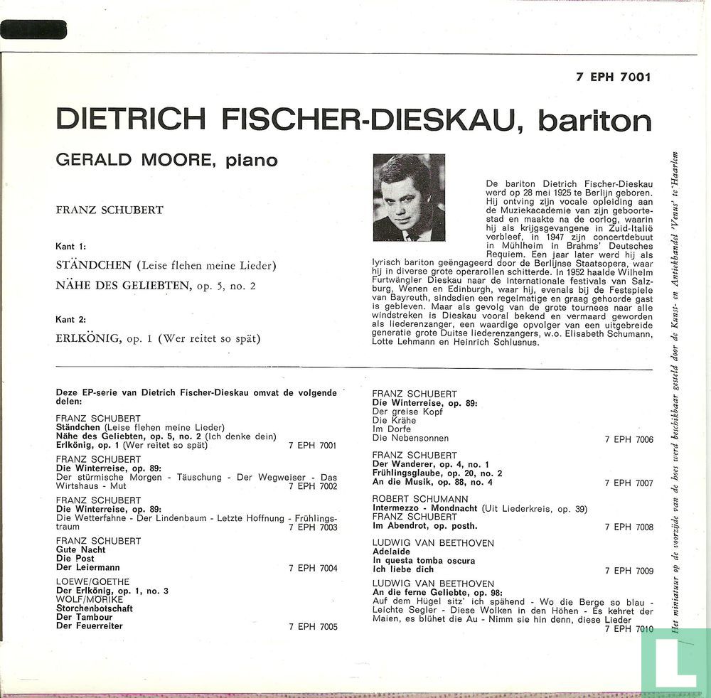 Liederen Schubert