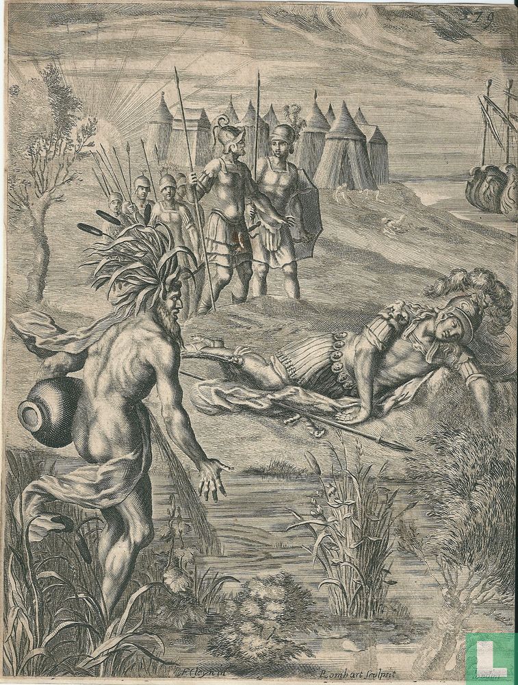 Tiberinus en Aeneas