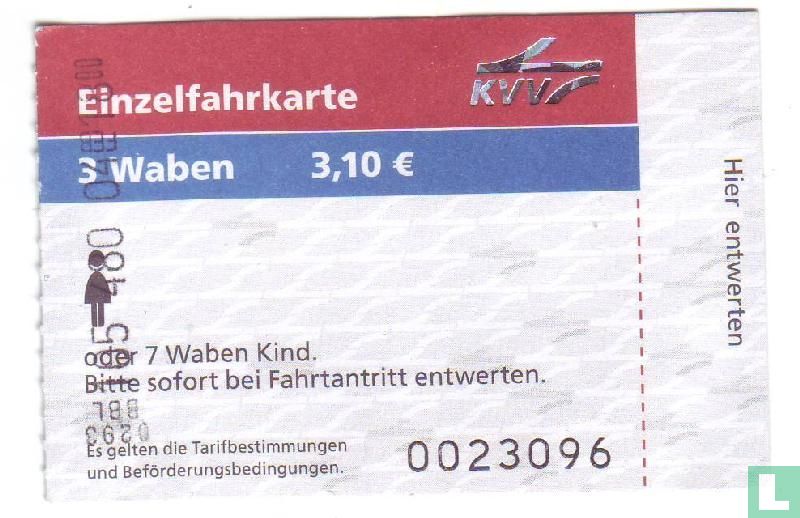 KVV Einzelfahrkarte