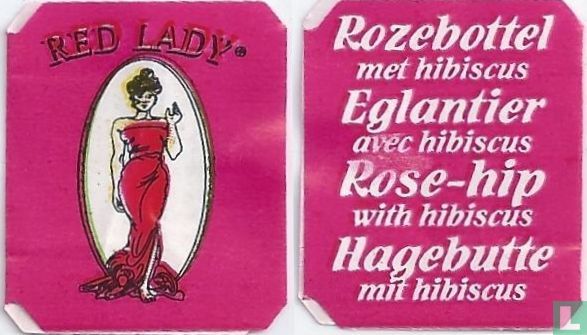Rozenbottel met hibiscus