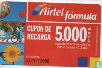 Cupón de recarga