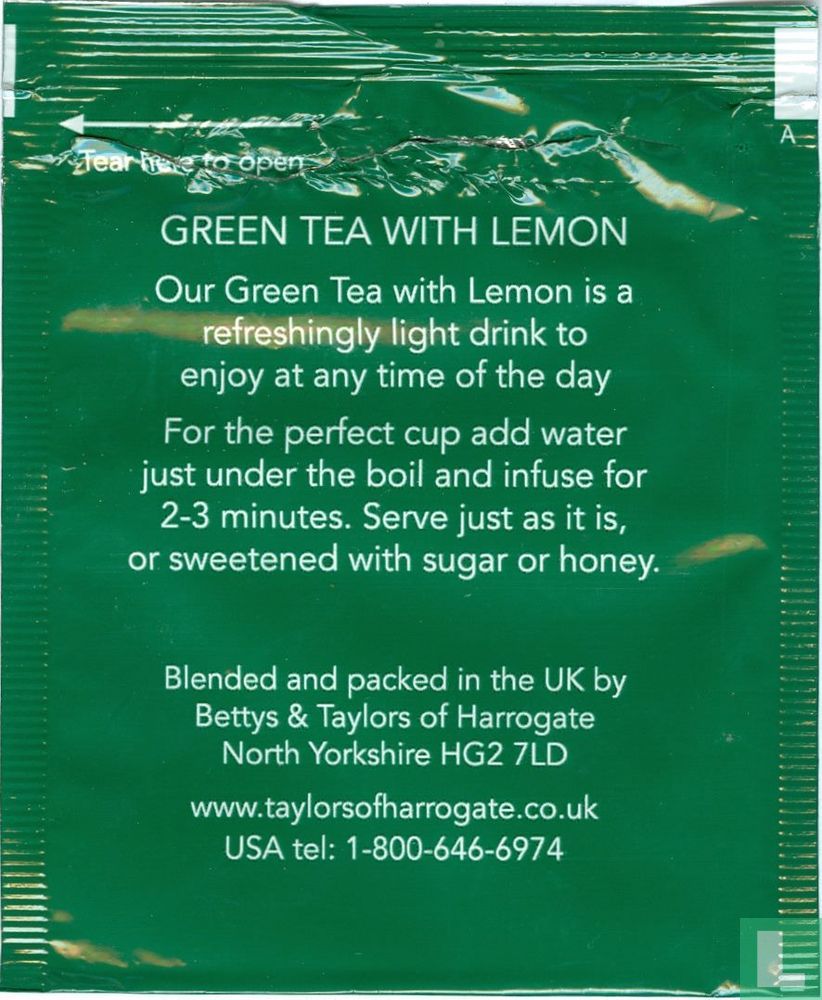 Green Tea with Lemon