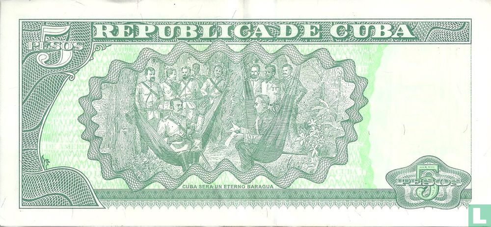CUBA 5 Pesos 2012