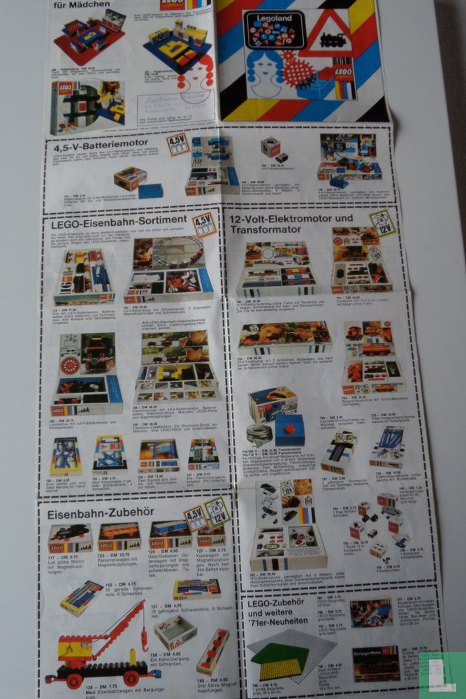 LEGO Sortiment 1971